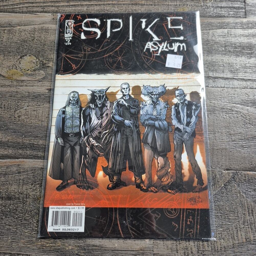 Spike Asylum Comic Book#2 2006 IDW Publishing Buffy the Vampire Slayer Universe